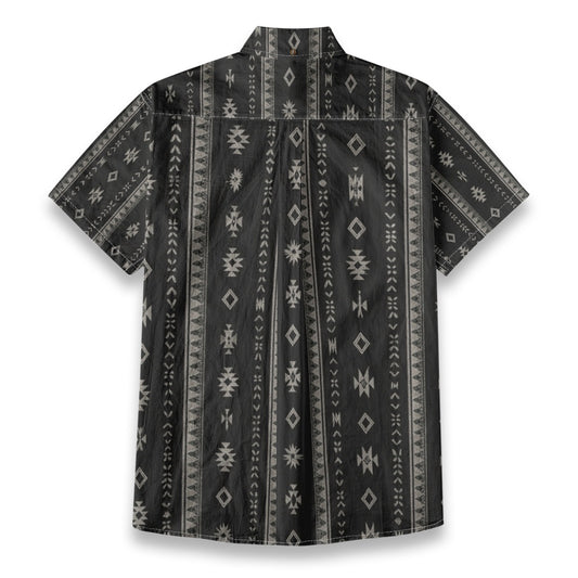Aztech pattern button up